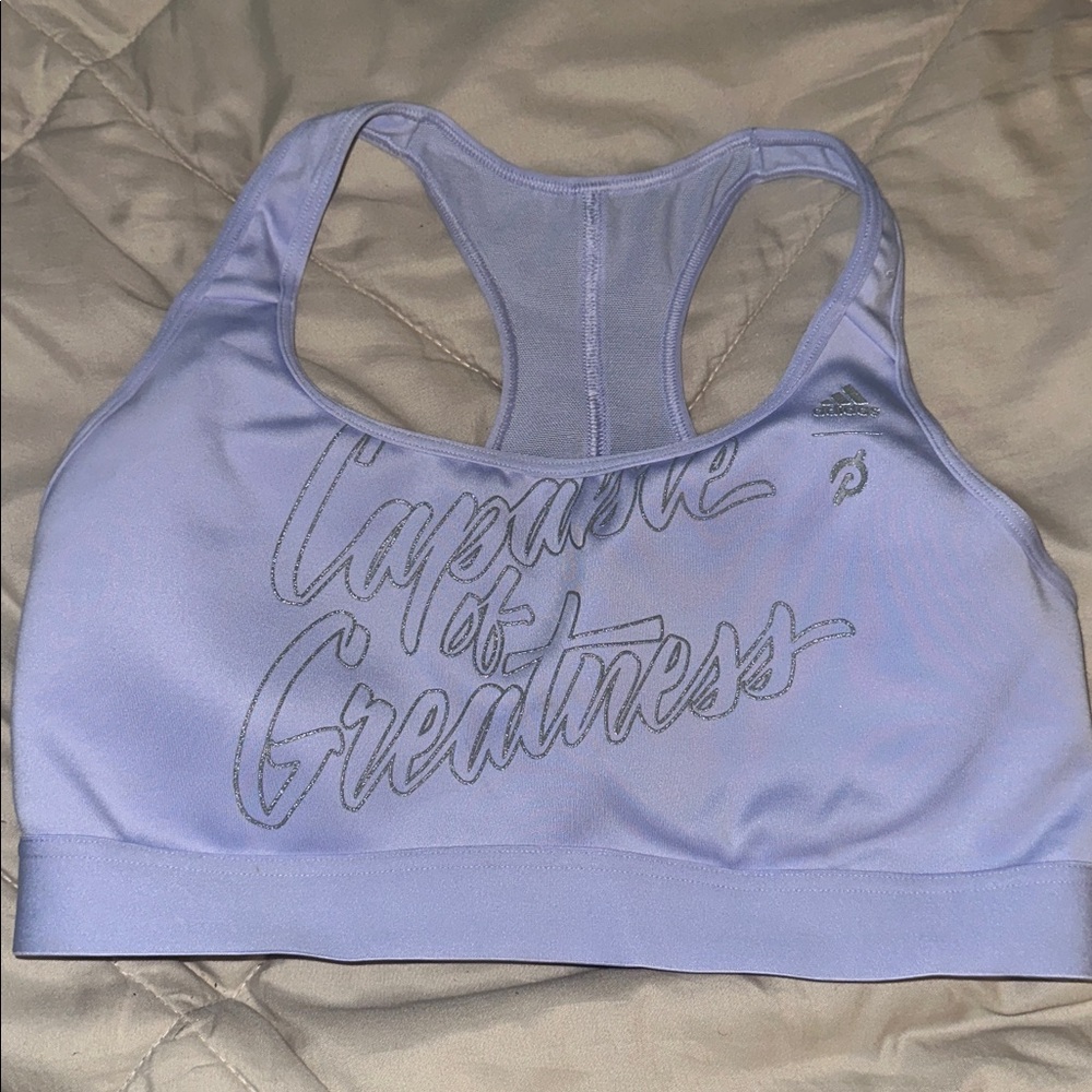 Adidas Light Purple Sports Bra